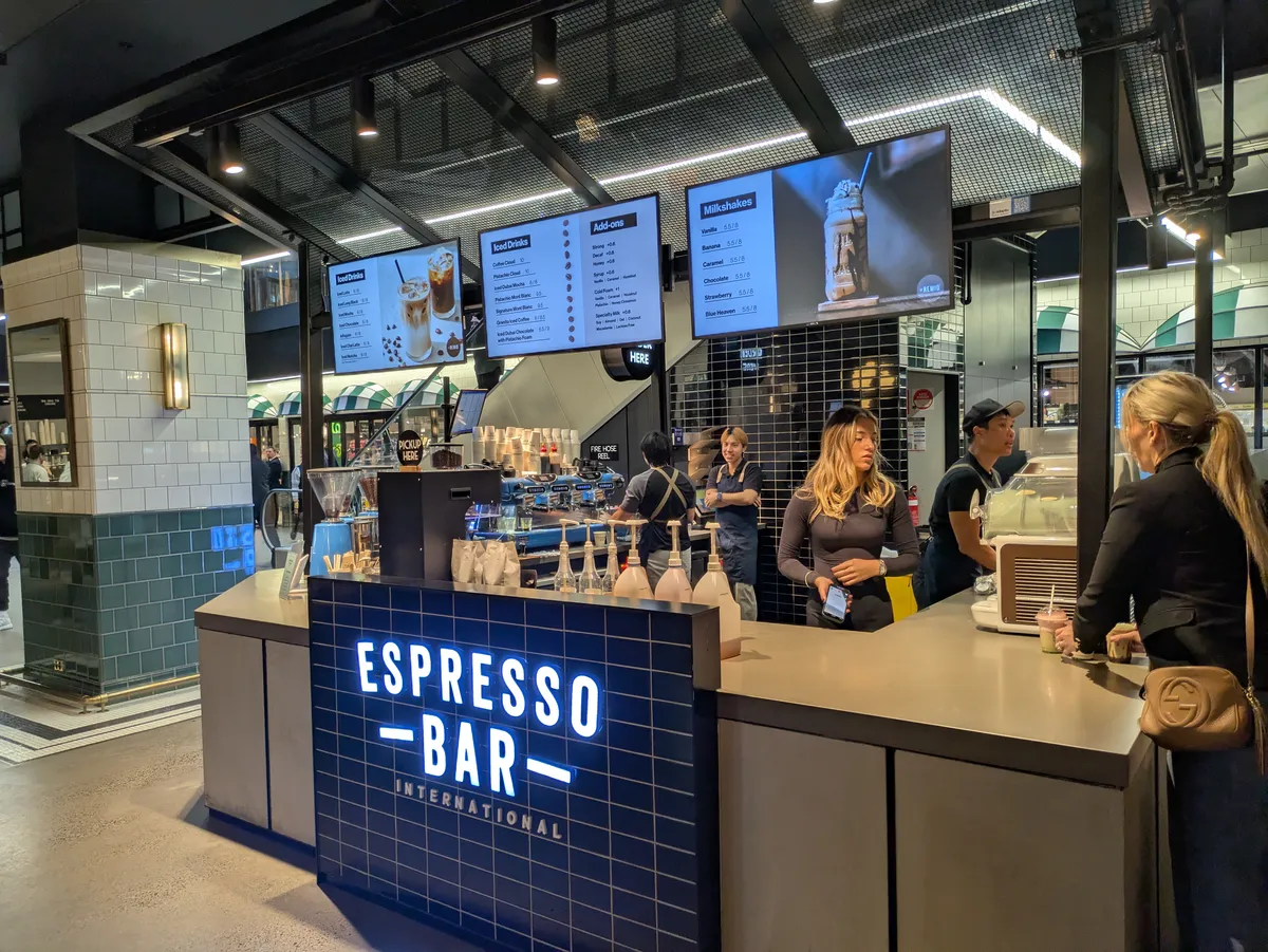 Espresso Bar Collins Square Digital Menuboards