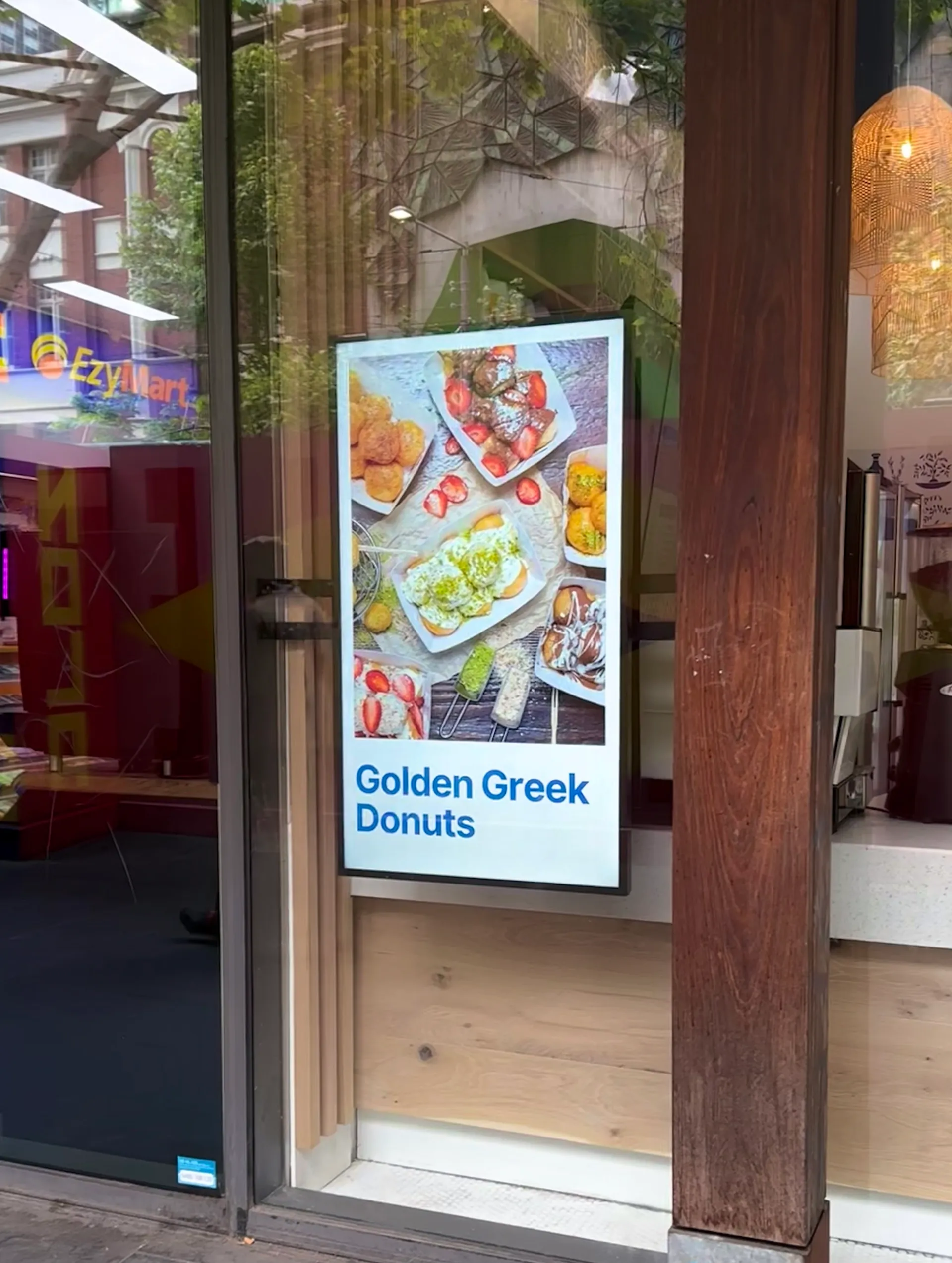 Mamos Greek Street Food Digital Menu Boards Melbourne