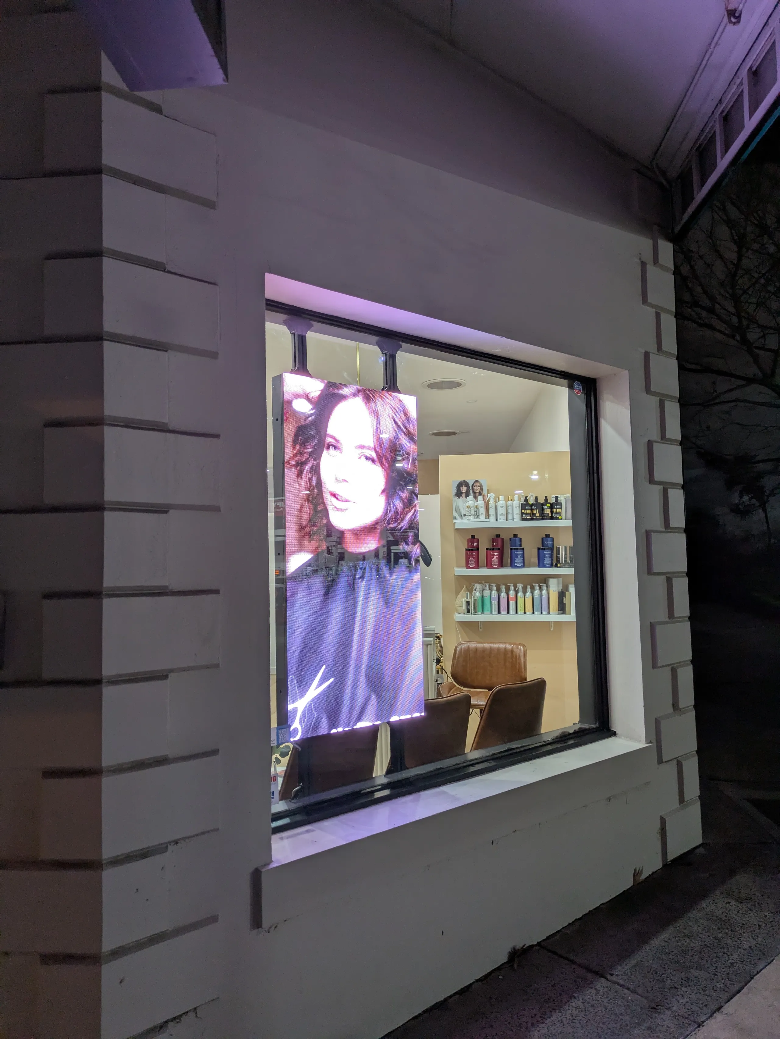 Moj Hair & Beauty Digital Signage LED Display Melbourne