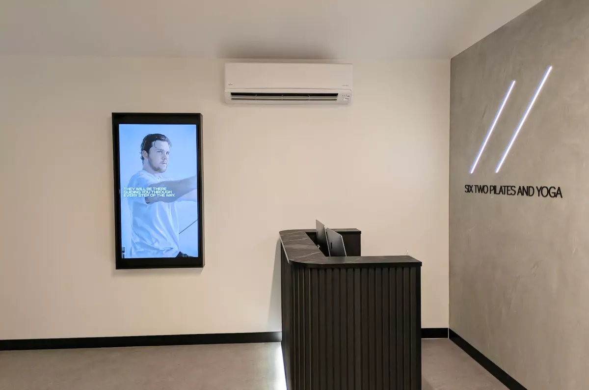 Digital Signage Pilates Studio