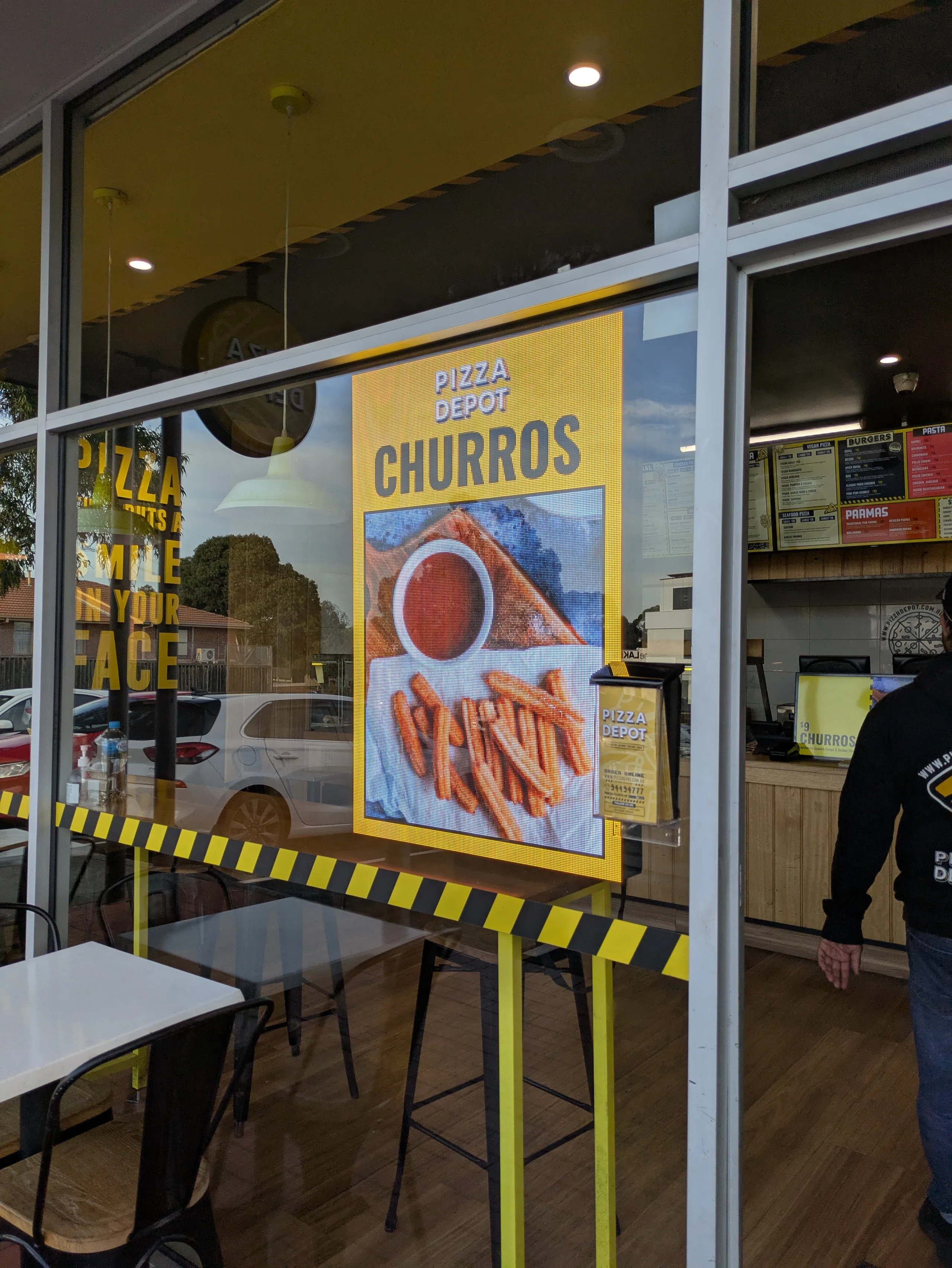 Pizza Depot Taylors Lakes LED Digital Signage Display Melbourne