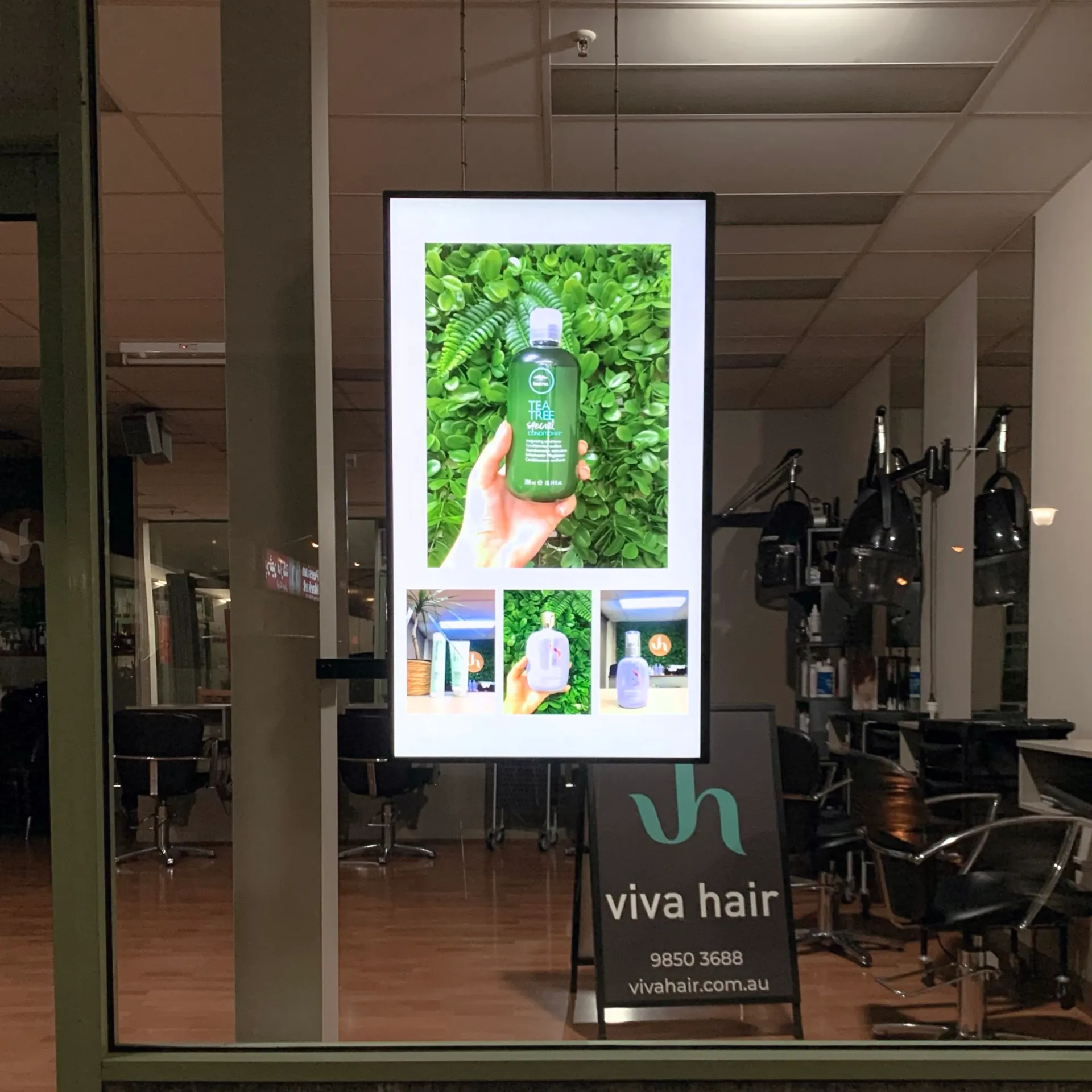 Viva Hair Digital Signage